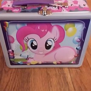NWOT My Little Pony Tin Lunchbox Pinkie Pie Maude